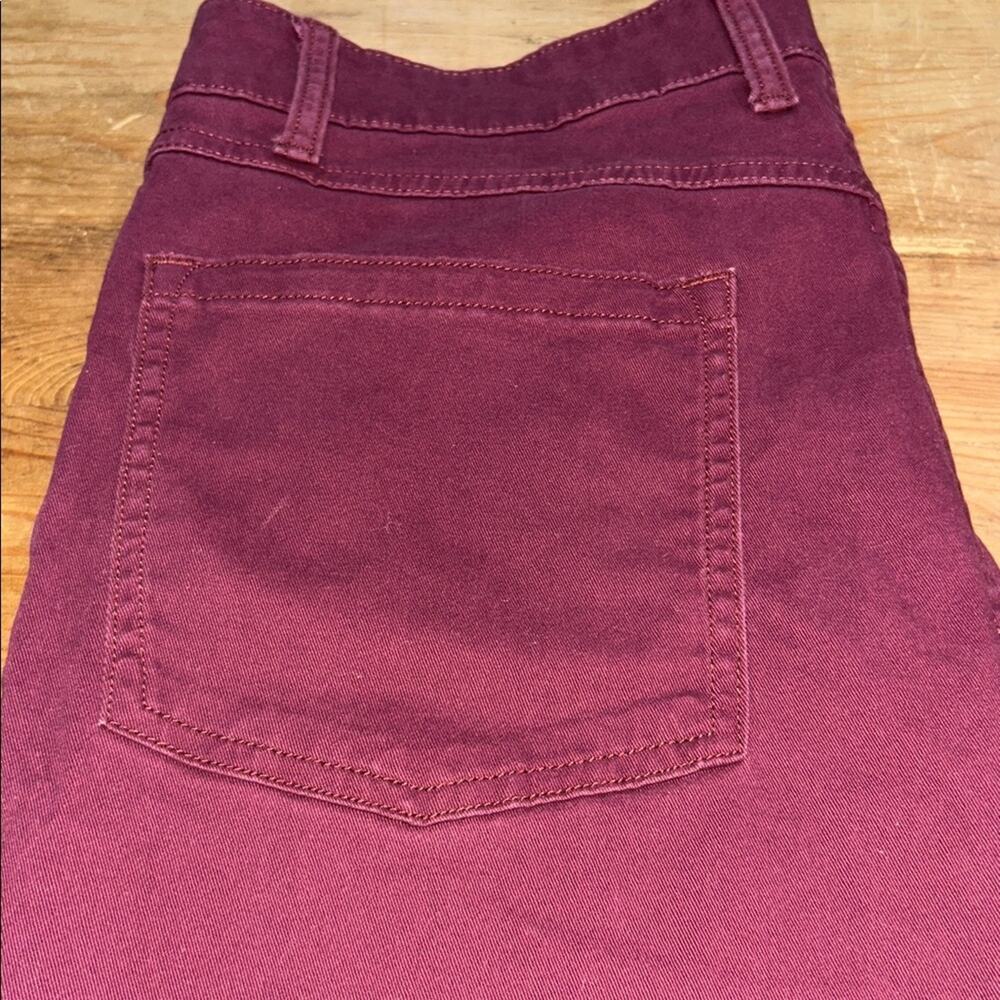 GAP Men’s Straight Leg Pants 34x32 Burgundy Maroon Casual Chino Classic Fit - Picture 5 of 9